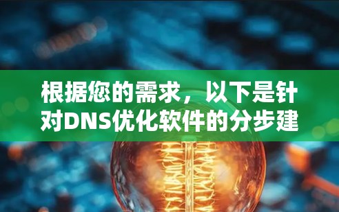 根据您的需求，以下是针对DNS优化软件的分步建议