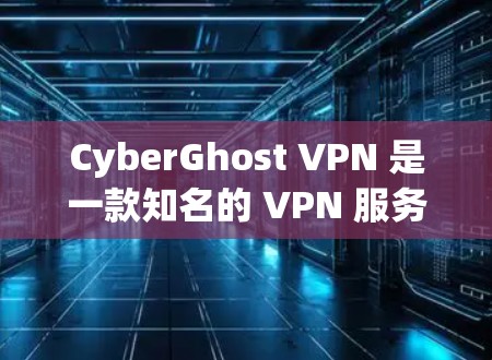 CyberGhost VPN 是一款知名的 VPN 服务提供商，以其强大的隐私保护和高性能连接而闻名。以下是对其电脑客户端的详细分析和推荐