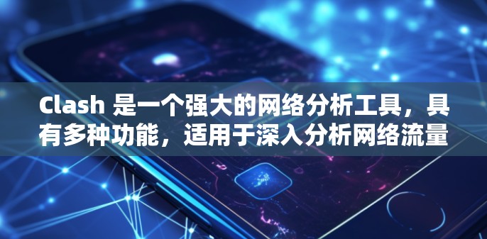 Clash 是一个强大的网络分析工具，具有多种功能，适用于深入分析网络流量。以下是 Clash 的详细功能概述