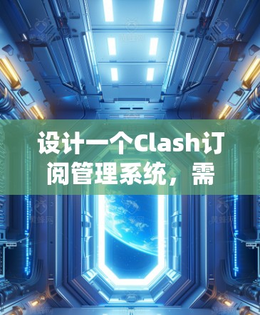 设计一个Clash订阅管理系统，需要从多个方面进行全面考虑。以下是一个详细的设计方案